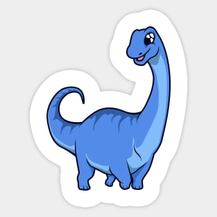 Kawaii Apatosaurus Sticker